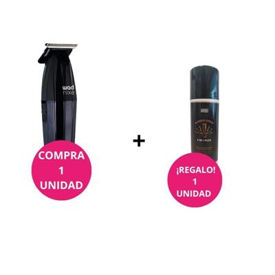 WAD KIT CORTE NIXE HAIR TRIMMER BLACK-SILVER + HARDEL BARBER SPRAY
