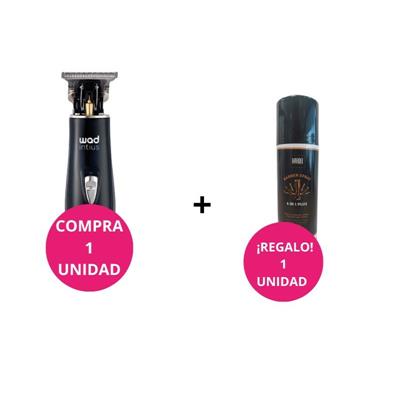 WAD KIT CORTE INTIUS TRIMMER BLACK-SILVER + HARDEL BARBER SPRAY

