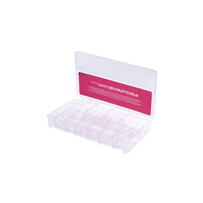 BIFULL TIPS XXL STILETTO TRANSPARENTES XXL 360 UDS
