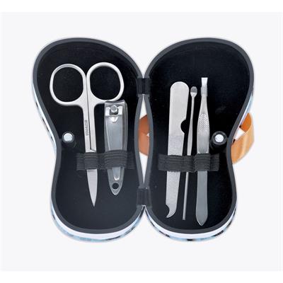 KIT DE MANICURA 5 PIEZAS LEOPARDO FLIP FLOP BIFULL
