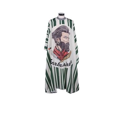 DE CORTE SEDA CUELLO DE SILICONA VERDE BARBER HIPSTER CAPA