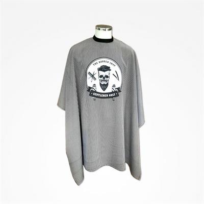 BARBER SKULL CAPA RAYAS CON ESTAMPADO CALAVERA BIFULL 1.50X1.50M