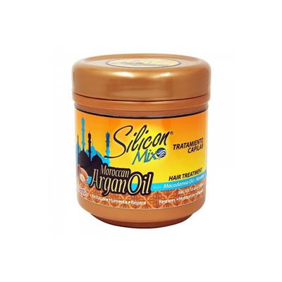 MIX HAIR TREATMENT MOROCCAN ARGAN OIL SILICON 16OZ