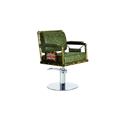BARBERO CENIT VERDE PIE REDONDO BOMBA HIDRÁULICA SILLÓN