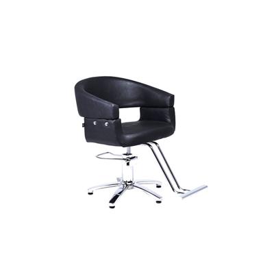SILLÓN RODAS CON BASE DE ESTRELLA CROMADA, BOMBA HIDRÁULICA Y REPOSAPIÉ