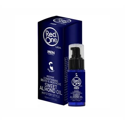 CONDITIONING BEARD & MUSTACHE SWEET ALMOND OIL RED ONE 50ML
