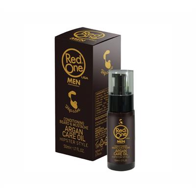 CONDITIONING BEARD & MUSTACHE ARGAN CARE OIL RED ONE 50ML
