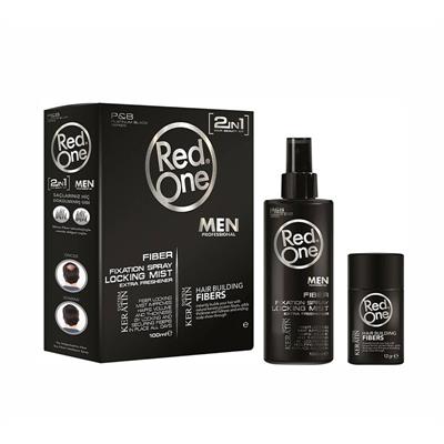 FIBER FIXATION SPRAY BLACK RED ONE
