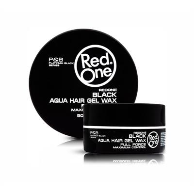 BLACK AQUA HAIR GEL WAX RED ONE 50ML
