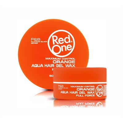 ORANGE AQUA HAIR GEL WAX RED ONE 50ML
