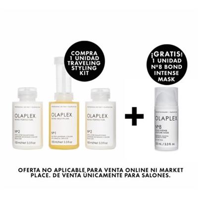 OLAPLEX KIT (TRAVELING 100ML + Nº8 BOND INTENSE MASK 100ML)
