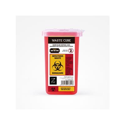 CONTENEDOR DESECHAR HOJAS DE AFEITAR WASTE CUBE ZZ
