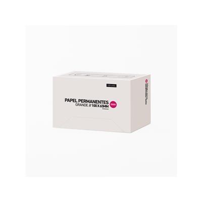 100 UNDS 100X65MM GRANDE BIFULL PAPEL PERMANENTES