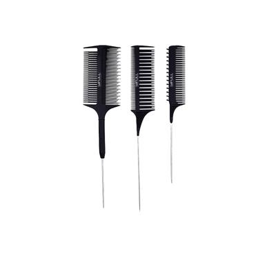 3 PEINES ESPECIALES MECHAS NEGROS BALAYAGE TRIO COMB BIFULL PACK