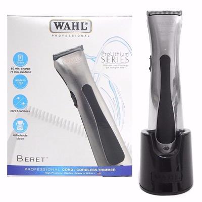 MÁQUINA CORDLESS BERET PRO LITIUM NEGRA WAHL
