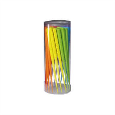PEINE PÚA PLÁSTICO COLORES BOTE 24 UDS BIFULL