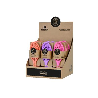 EXPOSITOR CEPILLOS ESQUELETO BIOFRIENDLY COLORES FLÚOR BIFULL (PACK 12 UNIDADES)