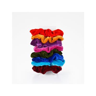 COLETEROS COLORES HAIRBAND VELVET 04 COLORS BIFULL PACK 8 UNIDADES