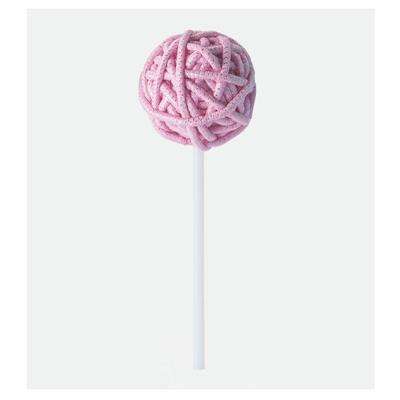 LOLLIPOP ROUND COLOR PINK SILVER PIRULETA