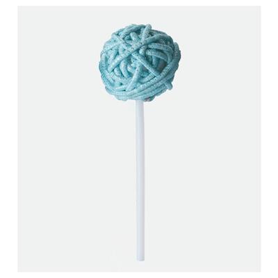 LOLLIPOP ROUND COLOR BLUE SILVER PIRULETA