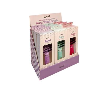 AURA DISPLAY BRUSH GREEN-PURPLE-RED 9 UDS
