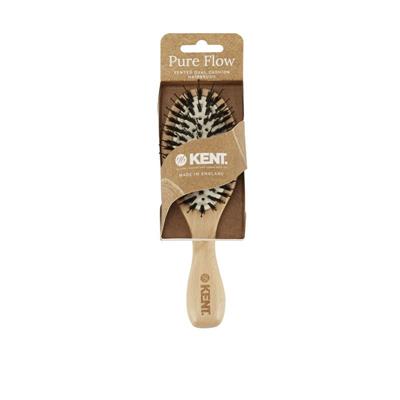 FLOW VENTED OVAL CUSHION HAIRBRUSH PURE