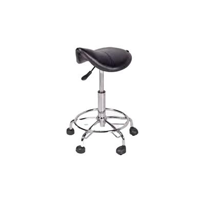 NEGRO TABURETE ERGONÓMICO SIN RESPALDO RODEO
