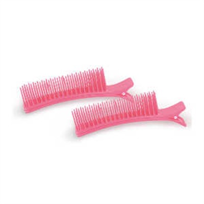 PINZA CON PEINE ROSA BIFULL