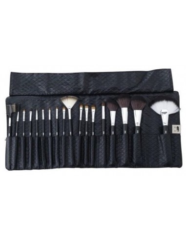 PINCELES MAQUILLAJE MANTA 18 PINCELES
