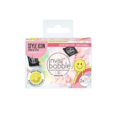 INVISIBOBBLE SPRUNCHIE DUO RETRO DREAMIN HUE-MAN LOVE COLETERO