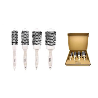 4 CEPILLOS TÉRMICOS DE CERÁMICA REN NATUR SAND COLOUR BIFULL PACK