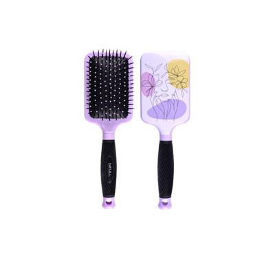 RAQUETA LILA PASTEL SILHOUETTE BIFULL CEPILLO