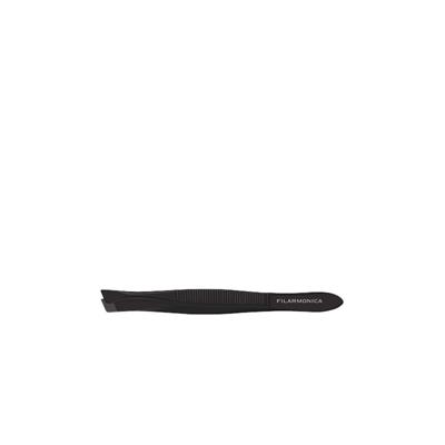 DEPILAR SESGADA NEGRA 8CM. FILARMÓNICA PINZA