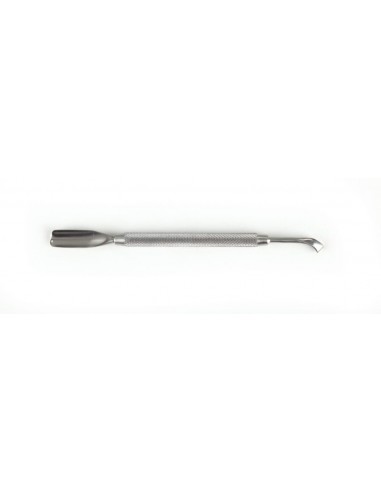 EMPUJADOR CUTICULAS DOBLE ACERO INOX.