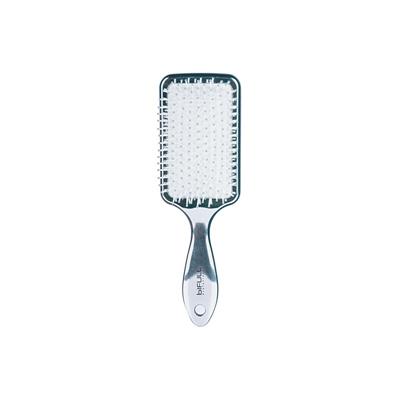 RAQUETA METALIZADO 22CM RACKET CHROME PLATA CEPILLO BIFULL