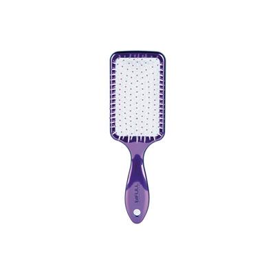 RAQUETA METALIZADO 22CM RACKET CHROME LILA CEPILLO BIFULL
