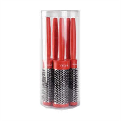 PACK 5 CEPILLOS ROJOS PROFESIONAL BIFULL