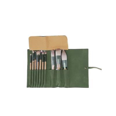 PINCELES ECO MAYA 10 UNDS MADERA DE HAYA Y PELO NYLON BIFULL MANTA