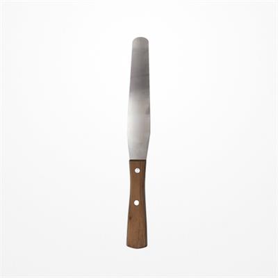 ESPÁTULA CERA MANGO MADERA ACERO INOX EXTEN 02 BIFULL
