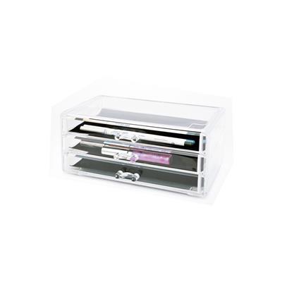 TREASURE ORGANIZADOR ESTÉTICA 3 CAJONES TRANSPARENTES BIFULL