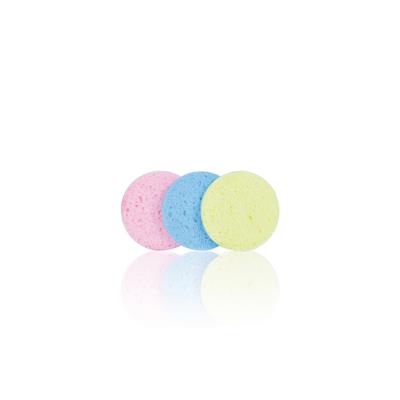 80MM CIRCLE COLOURS 3UNDS BIFULL SET ESPONJAS DESMAQUILLAR