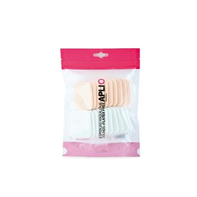 ESPONJAS MAQUILLAJE RECTANGULARES APLI SIN LÁTEX 20UDS BIFULL