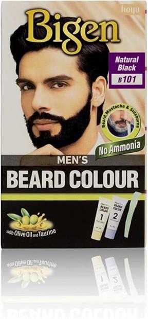 MEN'S BEARD COLOUR B101 NATURAL BLACK BIGEN

