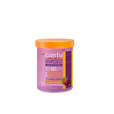 GRAPESEED OIL AND SHEA BUTTER STRENGTHENING GEL FLEXIBLE HOLD CANTU 524G