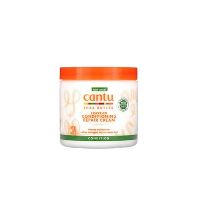 SHEA BUTTER LEAVE-IN CONDITIONING REPAIR CREAM 453G CANTU
