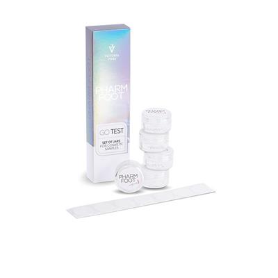 TEST SET OF JARS FOR COSMETIC SAMPLES GO