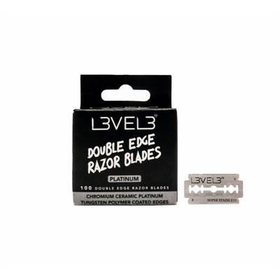 DOBLE FILO PACK 100 UNIDS LEVEL3 CUCHILLAS