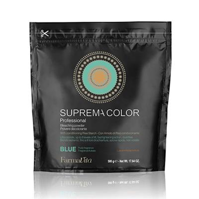 COLOR BLEACHING POWDER BLUE ALUMINIUM BAG 500gr SUPREMA
