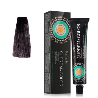 COLORACION SUPREMA COLOR TINTE 4.12 CASTAÑO CENIZA IRISADO 60ML FARMAVITA
