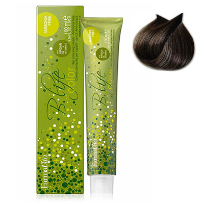 B.LIFE COLOR TINTE SIN AMONIACO 5.4 CASTAÑO CLARO COBRE 100ML FARMAVITA
